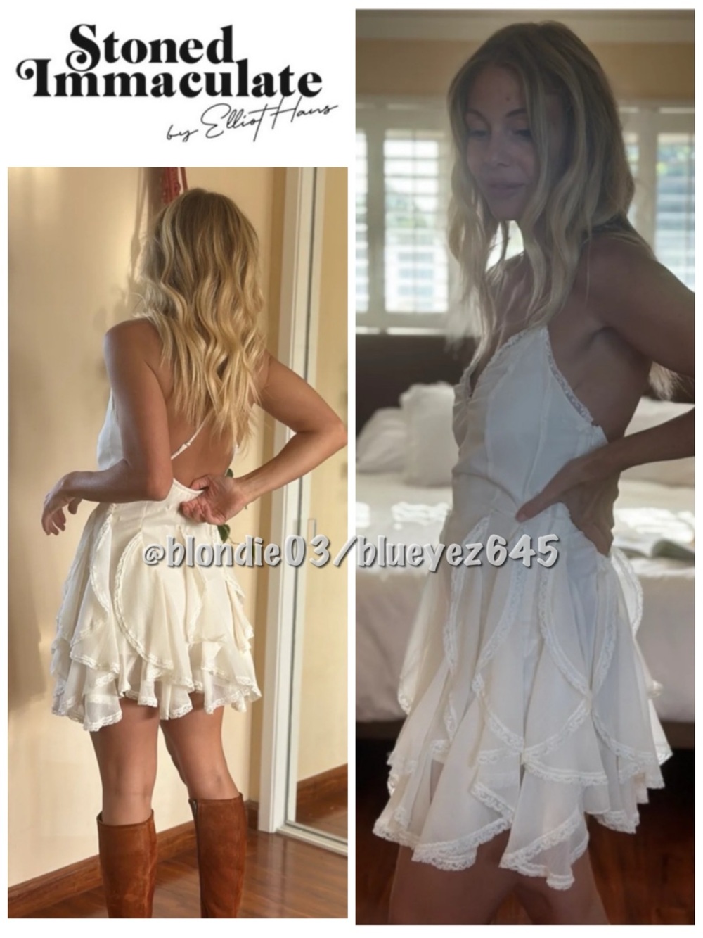 Stoned Immaculate Rendez-vous mini dress S